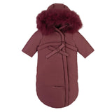 Pramie 2443 Dark Mauve Girls Snowsuit