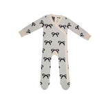 Zeebra Kids Ink Bow Footie