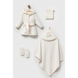 Omnis Pura Baby Girl Bunny  Bathrobe Set