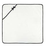 Stephen Baby Hooded towel-White with bow