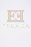 Escada 72403 Emb Logo Tee Bright White