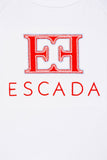 Escada 72403 Emb Logo Tee Red