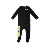 Zeebra kids Lime Text Footie Pajamas