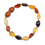 CM Amber Teething Bracelet - Multi Polished