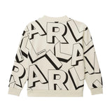 Karl Lagerfeld Boy Sweatshirt With Karl All Over Print