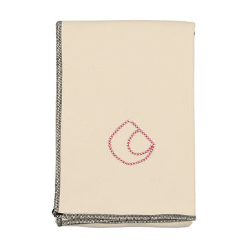 Bee & Dee Contrast Ribbed Footie/Beanie-Cream Contrast Bee & Dee Contrast Ribbed Footie/Beanie-Cream Contrast
