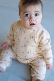 Babyclic Little Fruits Green Waffled Sweatshirt