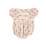Bebe Organic Elwen Romper Pink Petal Stripe