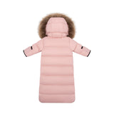 Ellabee Down Fur Snowsuit Baby Pink