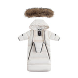 Ellabee Down Fur Snowsuit Off White