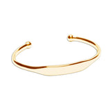 14K Gold Plated Sterling Silver Cuff Baby Bracelet