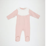 Chant De Joie EK Rose Footie W Ivory Lace