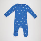 CP 2269 Tiny Bikes Crystal Blue Footie
