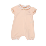 Escada 74201 Shell Pink Coverall W Print on Collar