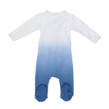 Coton Pompom 2276 Blue Died Footie