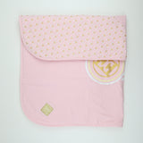 Escada 74216 Pink Printed Logo Blanket