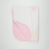 Escada 74216 White Printed Logo Blanket
