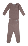 Kipp G2536 High Waisted Long Knit Set Mauve