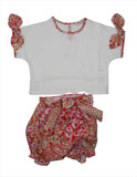 La Mascot SS24 Floral Trim Bloomer Set Ivory