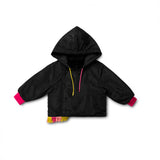 Muff Toddler Pink Fringes Coat