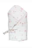 Petite Laure Small Retro Flowers Baby Wrap