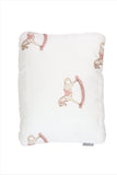 Petite Laure Pink Rocking Horse Pillow