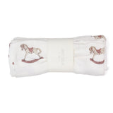 Petite Laure Pink Rocking Horse Swaddle