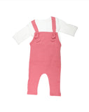 Coton Pompom Pink Knot Overall