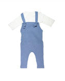 Coton Pompom Midnight Blue Knot Overall