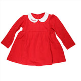 Coton Pompom Red Dress Bubble