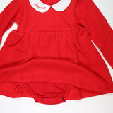 Coton Pompom Red Dress Bubble