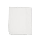 Latte Treccia Design White Blanket