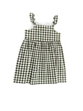 Il Gufo Green Check Summer Dress