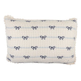 Pudu Blue Bow Pillow