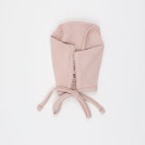 Pudu Ribbed Bonnet Pink