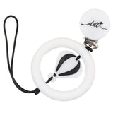 Doodle 0313 White W Balloon Teether Paci Clip