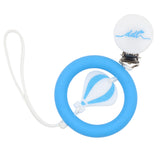 Doodle 0317 Blue W Balloon Teether Paci Clip