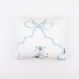 Petite Laure Baby Pillow Grid Floral Blue