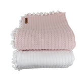 Omnis Pura Pique Blanket Vintage Pink