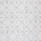 Petite Laure Baby Bedding Grid Floral Blue