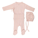 Bebe Organic Bebe 2pc W/ Hat Blush