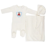 Mini Oli Velour Ribbed 3pc Set Teddy