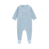 Oubon ss046 Bunny Blue Footie