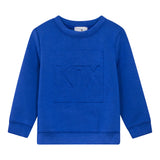 Kix K4228 Embossed Sweatshirt Cobalt