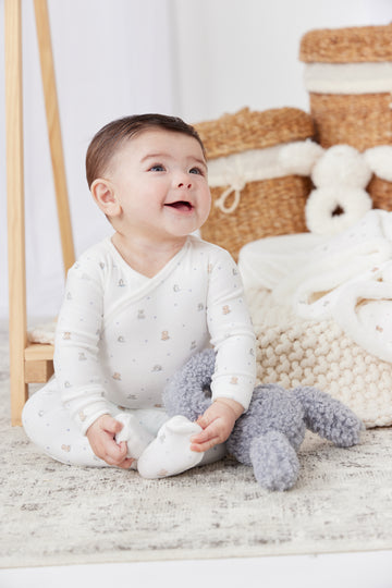 Kipp Furry Friends Star Fur Layette Set - Blue Kipp Furry Friends Star Fur Layette Set - Blue