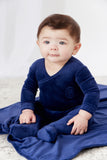 Kipp TD3043 Navy Embroidered Romper