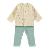 Babyclic Little Fruits Green Waffled Baby Set