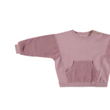 Babyclic Plush Terry Sweatshirt Aran Grape