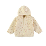 Babyclic Little Fruits Cinnamon Quilted Waffled Jacket Jacket