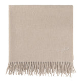 Peluche Lambswool Blanket Taupe